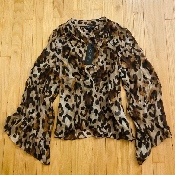 Leopard Blouse by Rachel Zoe - Picture 4 of 8